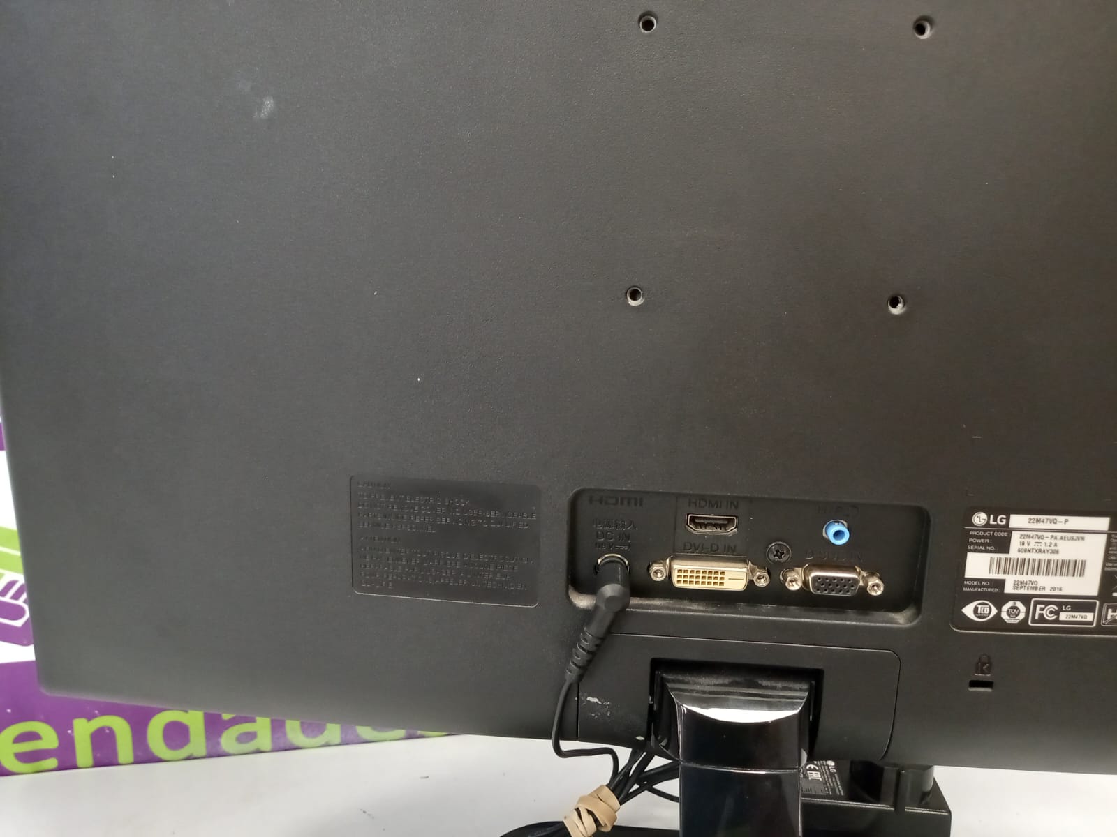 MONITOR LED LG 22M47VQ-P - Imagen 4