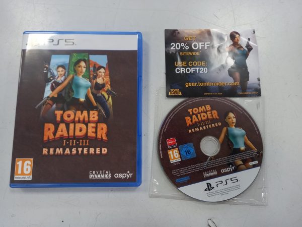 TOMB  RAIDER I-II-III REMASTERED  PS5