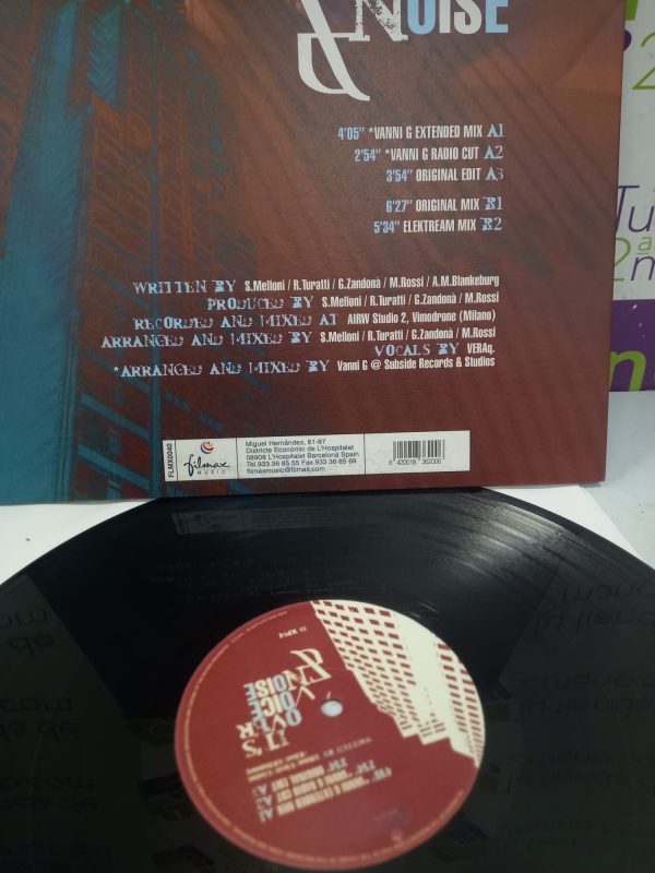 VINILO VOICE & NOISE ITS OVER VANNI G EXTENDED MIX - Imagen 3