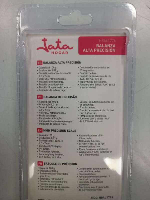 BASCULA TANA JATA HBAL1774 - Imagen 3