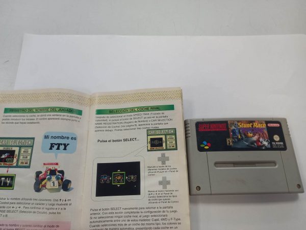 STUNT RACE SNES + MANUAL - Imagen 3