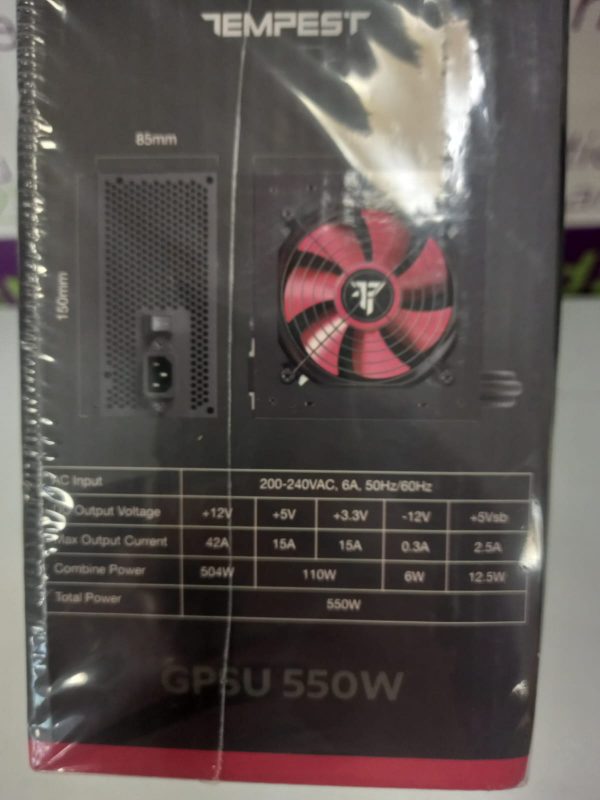 FUENTE ALIMENTACION TEMPEST GPSU 550 W - Imagen 3