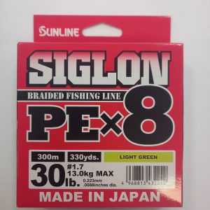 HILO DE PESCA SIGLON 300M 30LB LINEA VERDE
