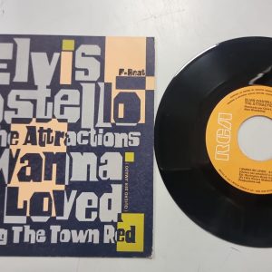 VINILO 7" ELVIS COSTELLO AND THE ATRACCIONS I WANNA BE LOVED