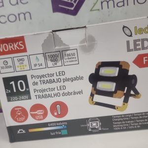 PROYECTOR LED PARA TRABAJO WORKS 2X 10W