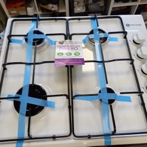 PLACA DE GAS BUTANO BLANCA WHITE  KNIGHT
