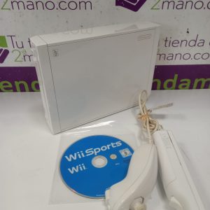 CONSOLA WII + PACK MANDO NUNCHUCK + WII SPORTS
