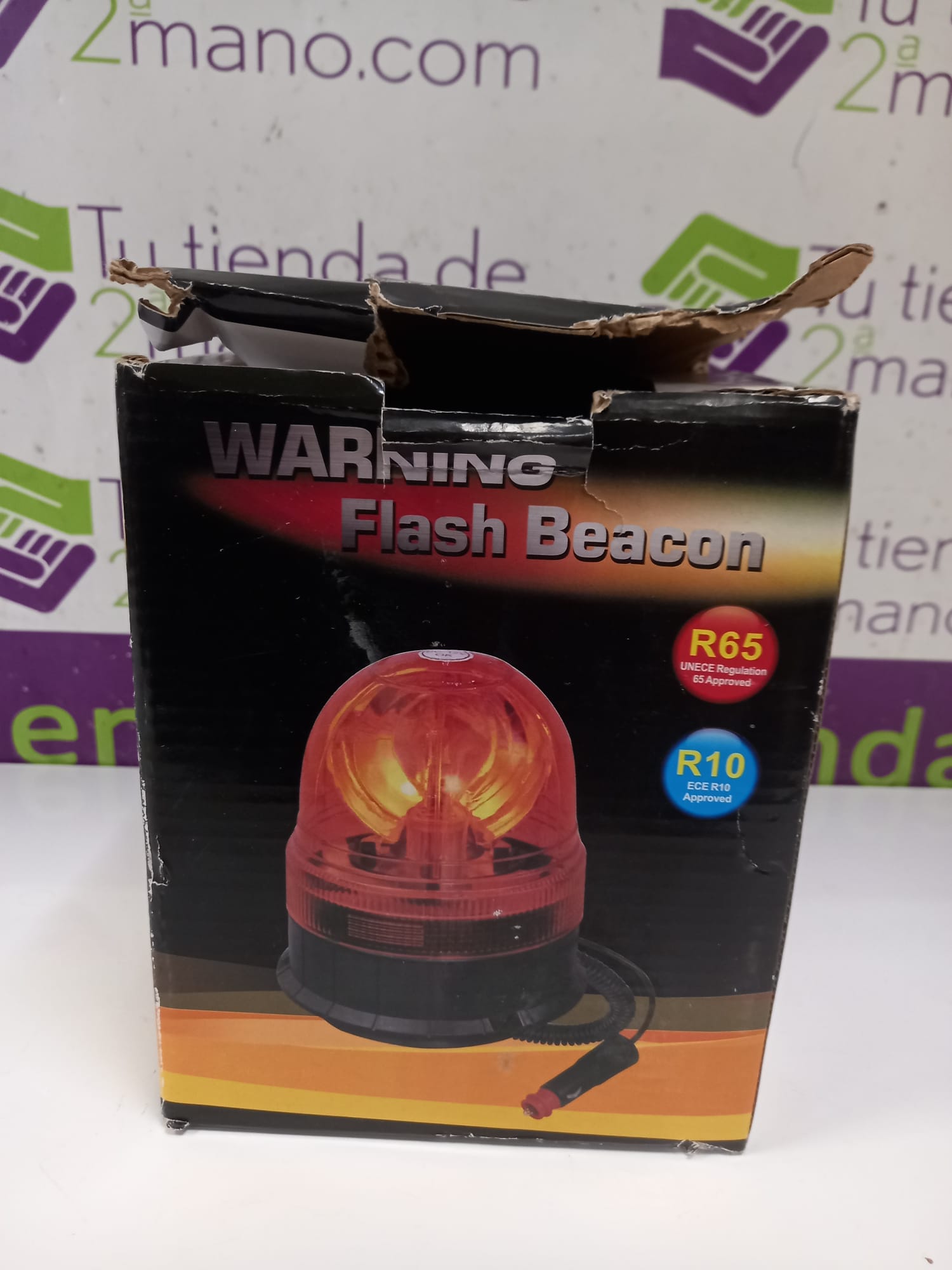 FLASH BEACON WARNING COCHE