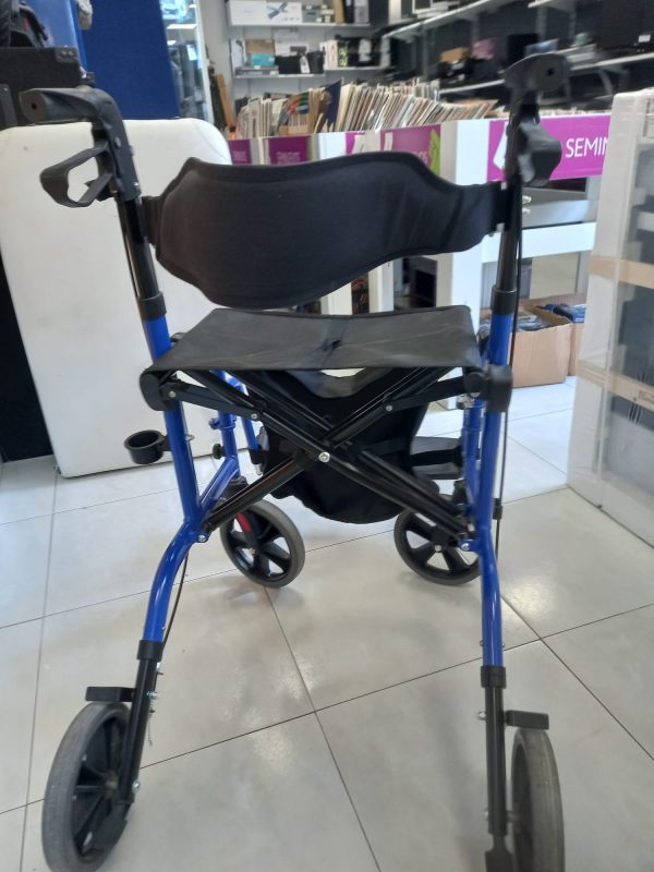 ANDADOR CON RUEDAS Y ASIENTO DESMONTABLE MOBICLINIC - Imagen 2
