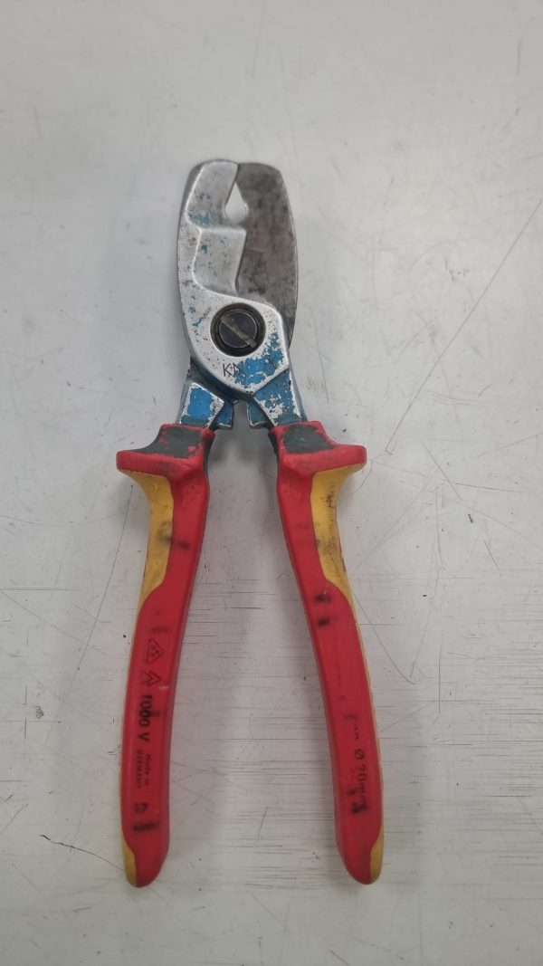 TIJERA CORTACABLES KNIPEX 20MM 1000V 95 16 200