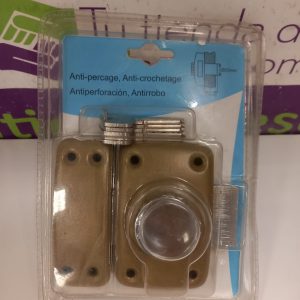 CERRADURA ANTIRROBO ANTIPERFORACION 40MM 23MM