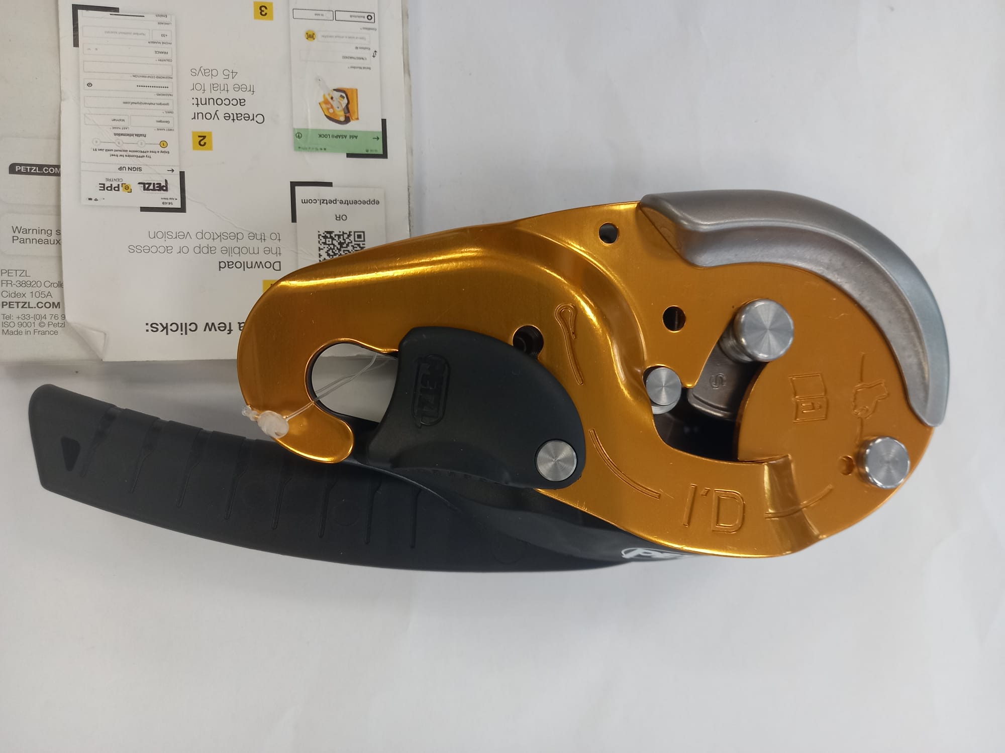 DESCENSOR AUTOFRENANTE PETZL ID S - Imagen 2