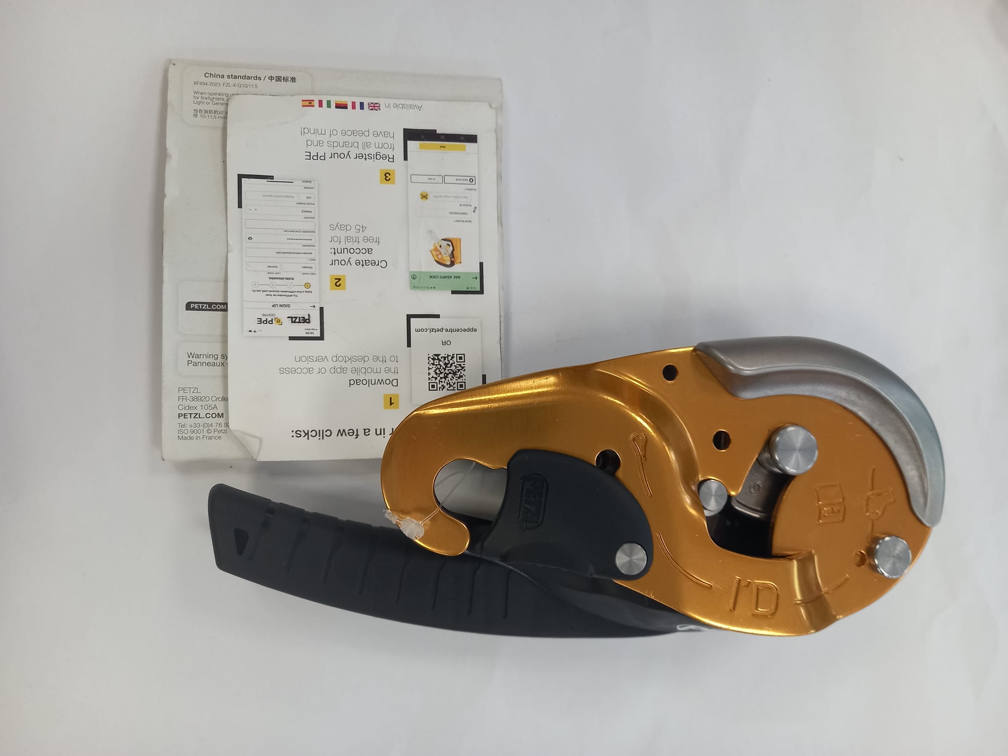 DESCENSOR AUTOFRENANTE PETZL ID S