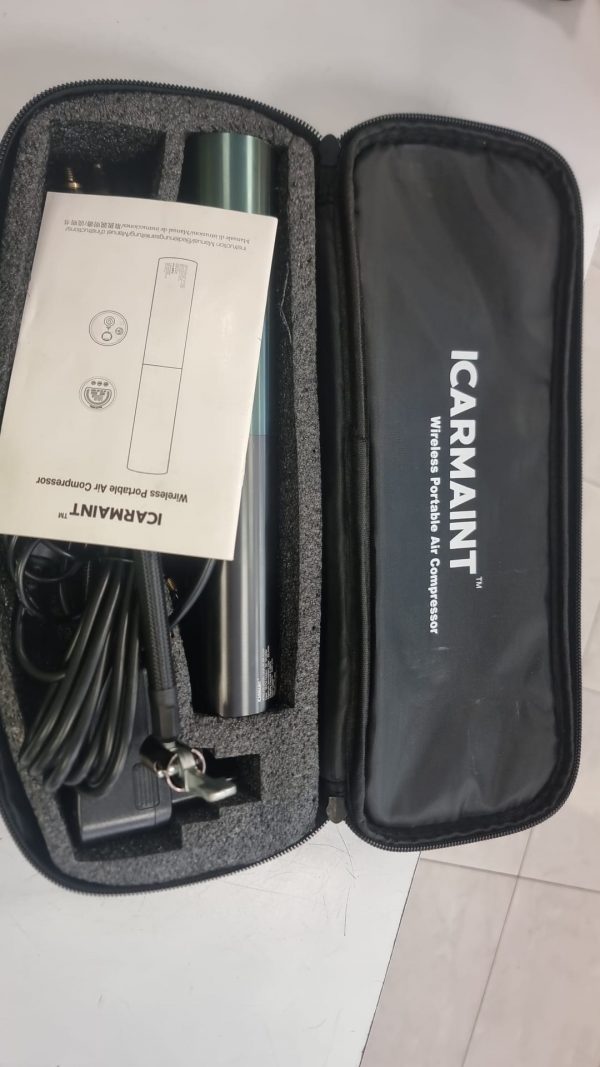 COMPRESOR AIR PUMP ICARMAINT 3000MAH - Imagen 2