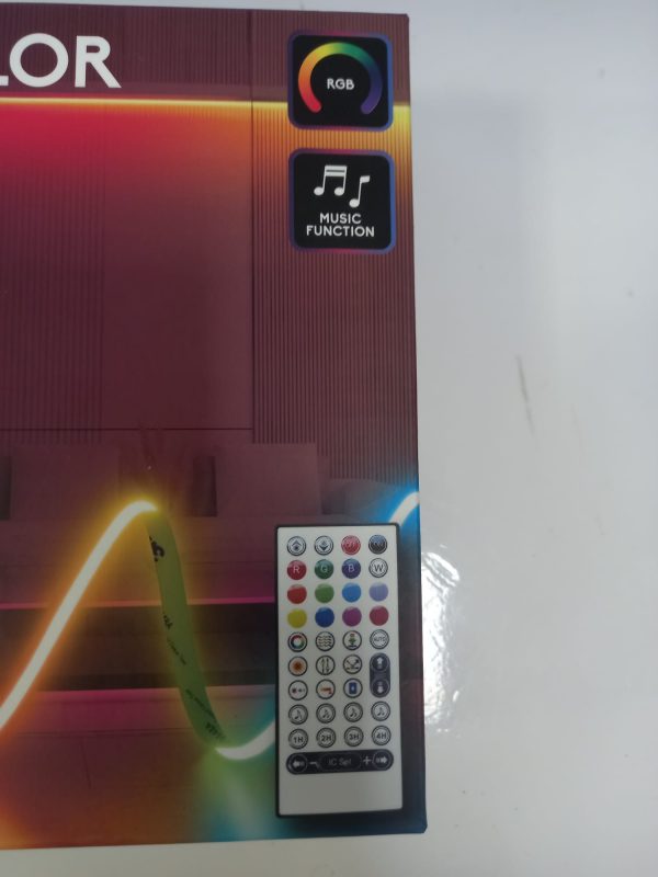TIRA LED MULTICOLOR 5M CON MANDO - Imagen 2
