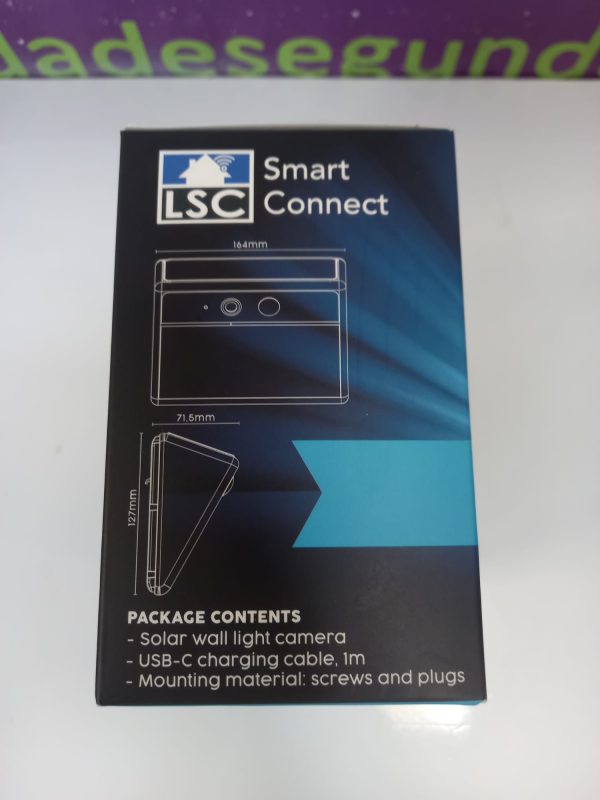 CAMARA VIGILANCIA SOLAR CON LUZ LSC SMART CONNECT 300LMNS - Imagen 2
