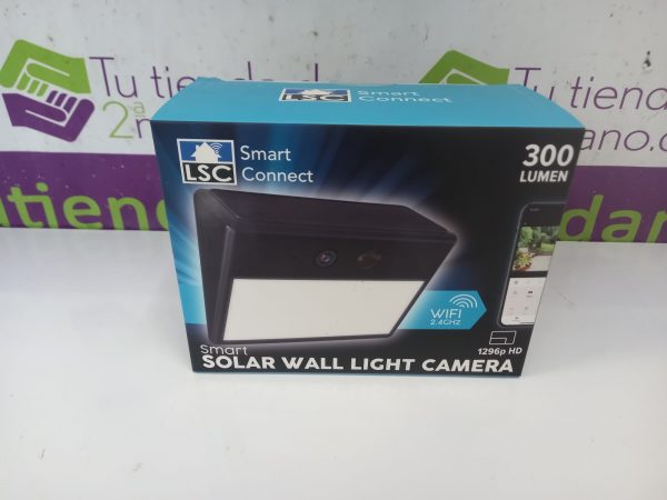 CAMARA VIGILANCIA SOLAR CON LUZ LSC SMART CONNECT 300LMNS