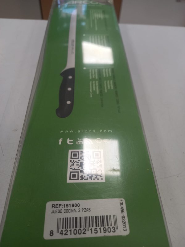 PACK CUCHILLO JAMONERO + AFILADOR ARCOS 151900 - Imagen 2