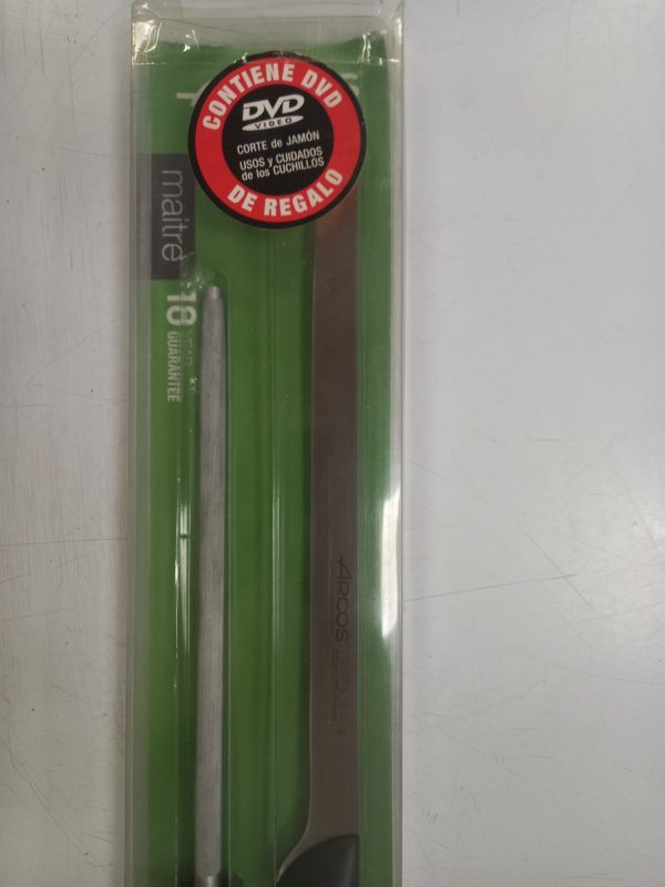 PACK CUCHILLO JAMONERO + AFILADOR ARCOS 151900 - Imagen 3