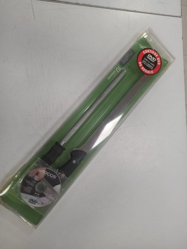 PACK CUCHILLO JAMONERO + AFILADOR ARCOS 151900