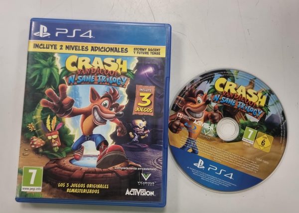 CRASH BADICOOT N SAME TRILOGY  PS4