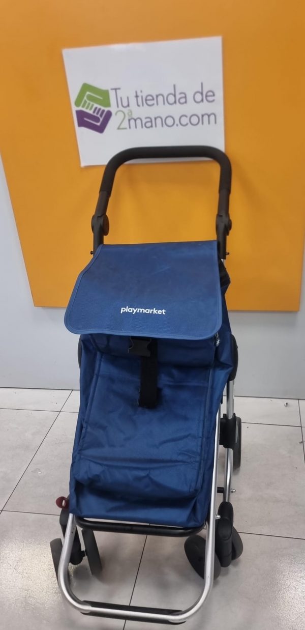 CARRO COMPRA PLAYMARKET AZUL