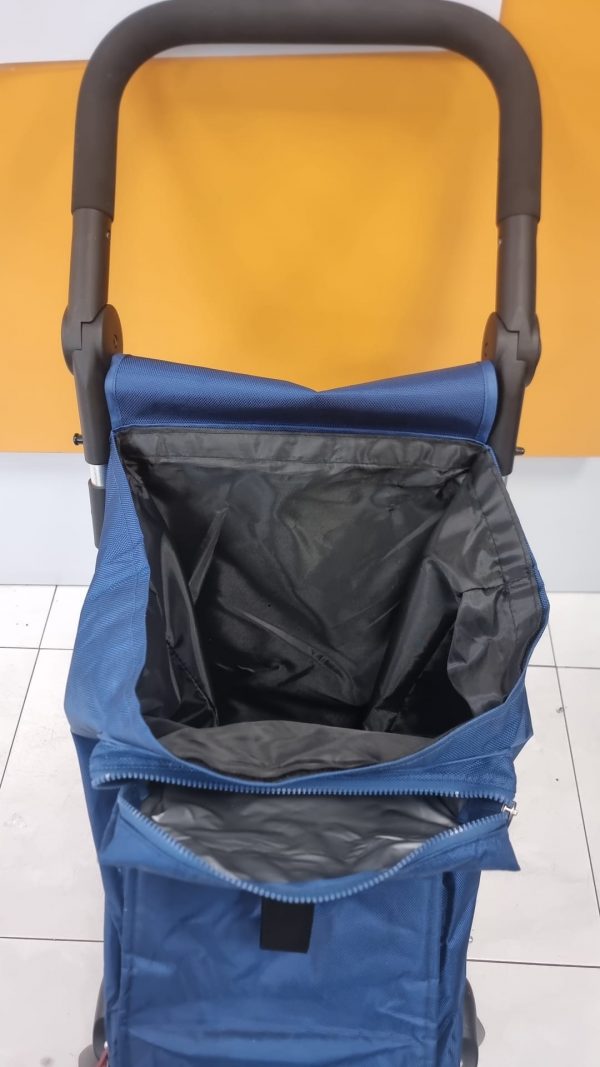 CARRO COMPRA PLAYMARKET AZUL - Imagen 3