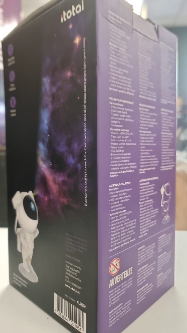 PROYECTOR CIELO ESTRELLADO ITOTAL ASTRONAUT STAR GALAXY - Imagen 4