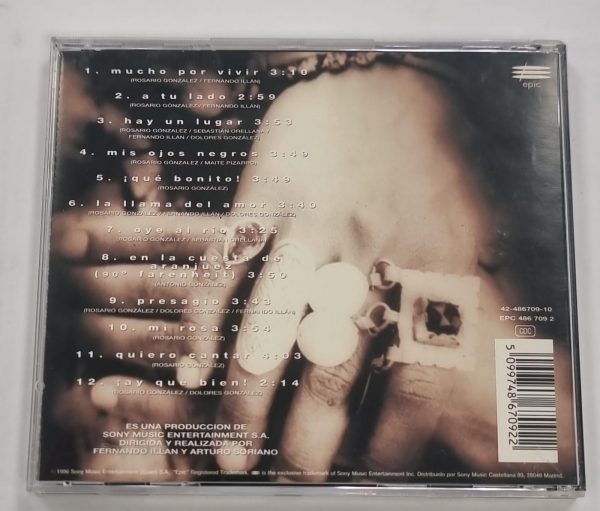 CD ROSARIO MUCHO POR VIVIR - Imagen 3
