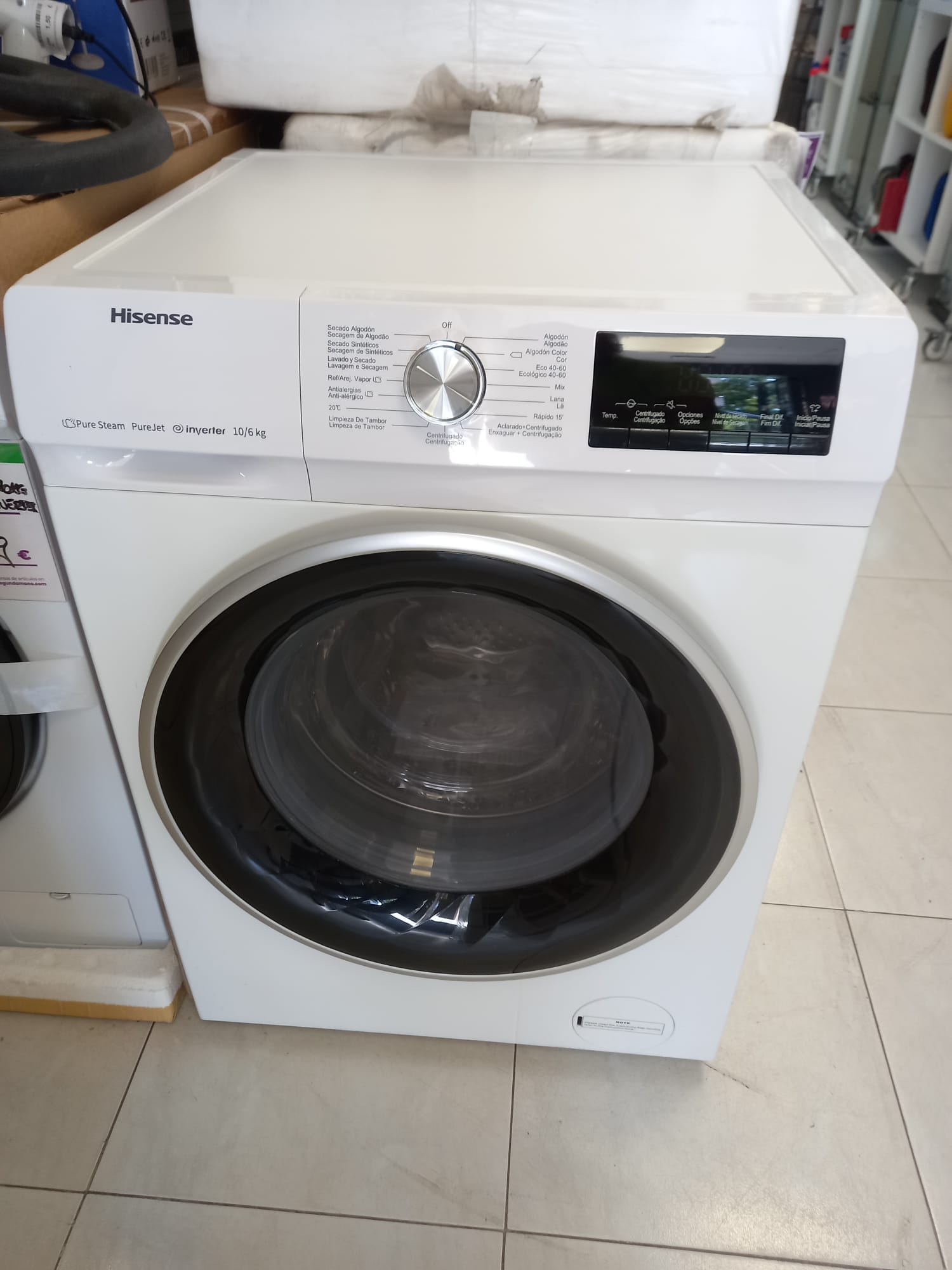 LAVADORA SECADORA HISENSE 10KG/6KG