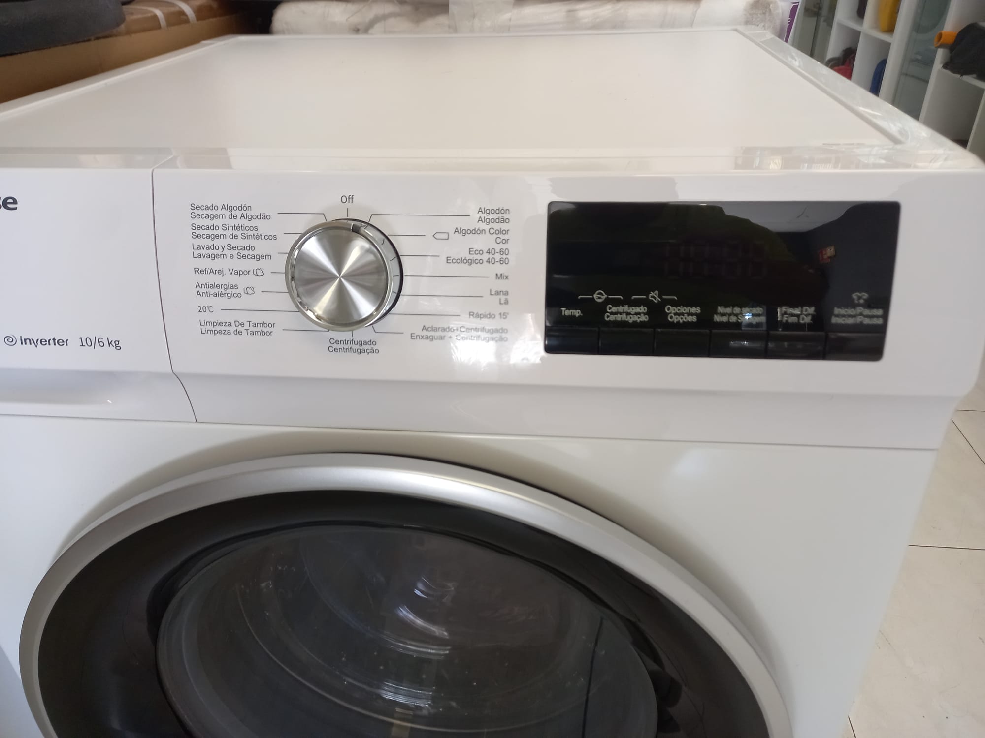 LAVADORA SECADORA HISENSE 10KG/6KG - Imagen 3