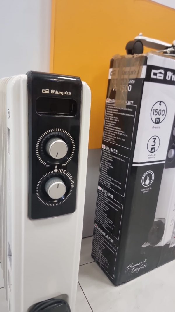 RADIADOR ORBEGOZO 7 ELEMENTOS  RF 1500 - Imagen 3