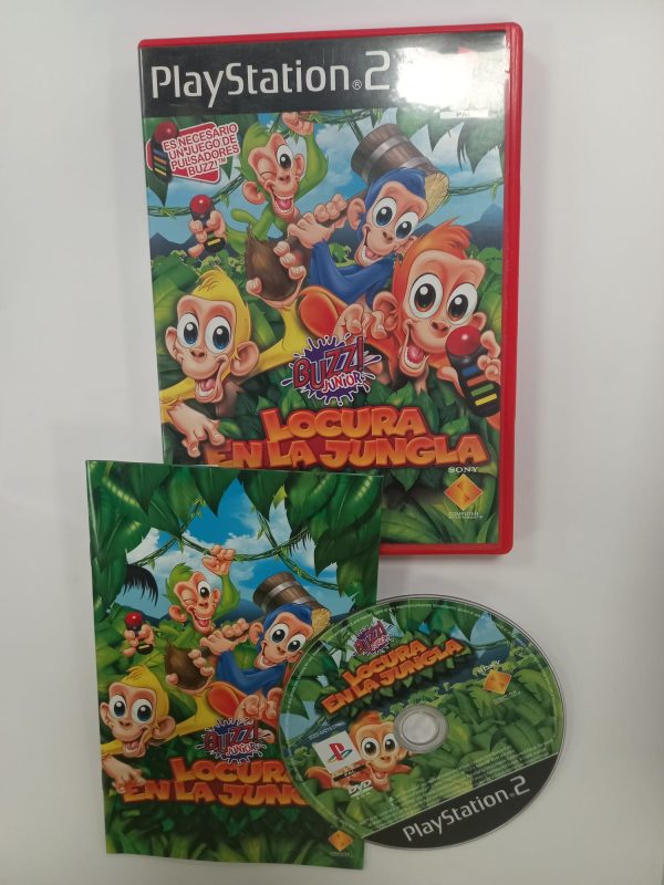 BUZZ JUNIOR LOCURA EN LA JUNGLA PS2