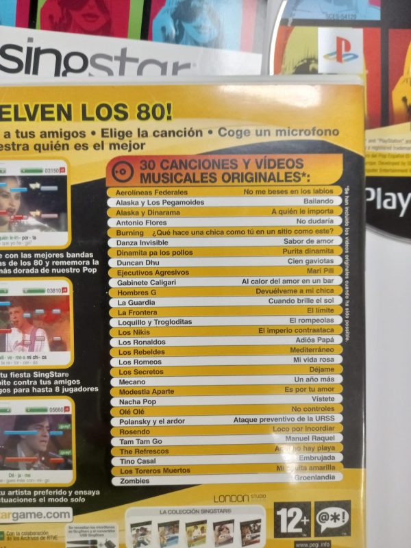 SINGSTAR EDAD ORO ESPAÑOL PS2 - Imagen 2