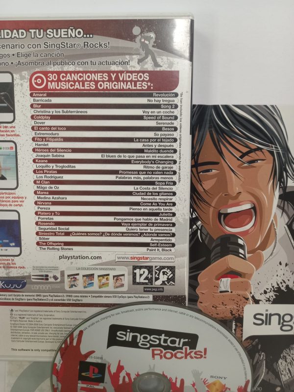 SINGSTAR ROCKS PS2 - Imagen 2