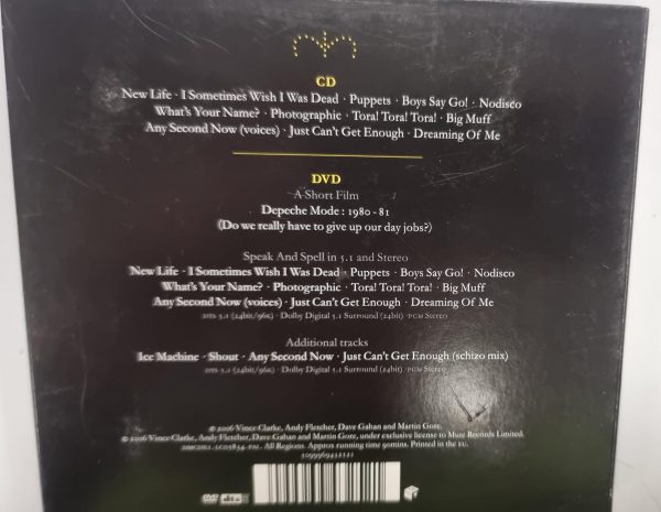 CD DEPECHE MODE SPEAK AND SPELL - Imagen 4