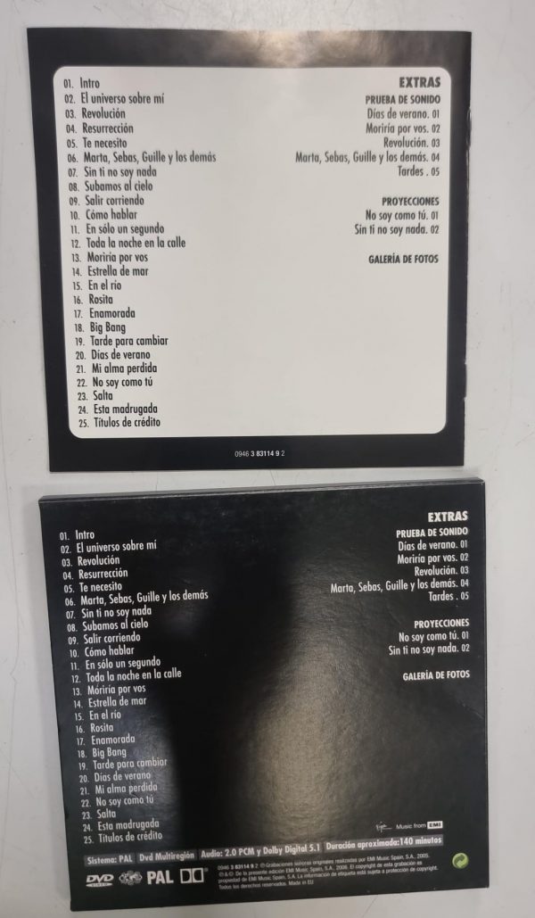 AMARAL COMIENZO DEL BIG BANG GIRA 2005 - Imagen 3
