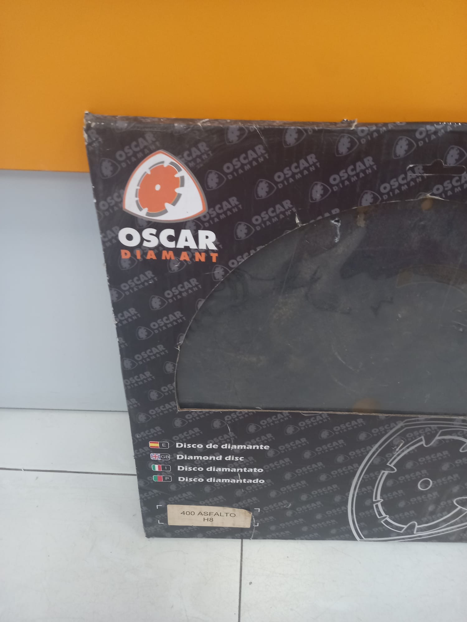 DISCO DE ASFALTO 400MM OSCAR DIAMANT - Imagen 2