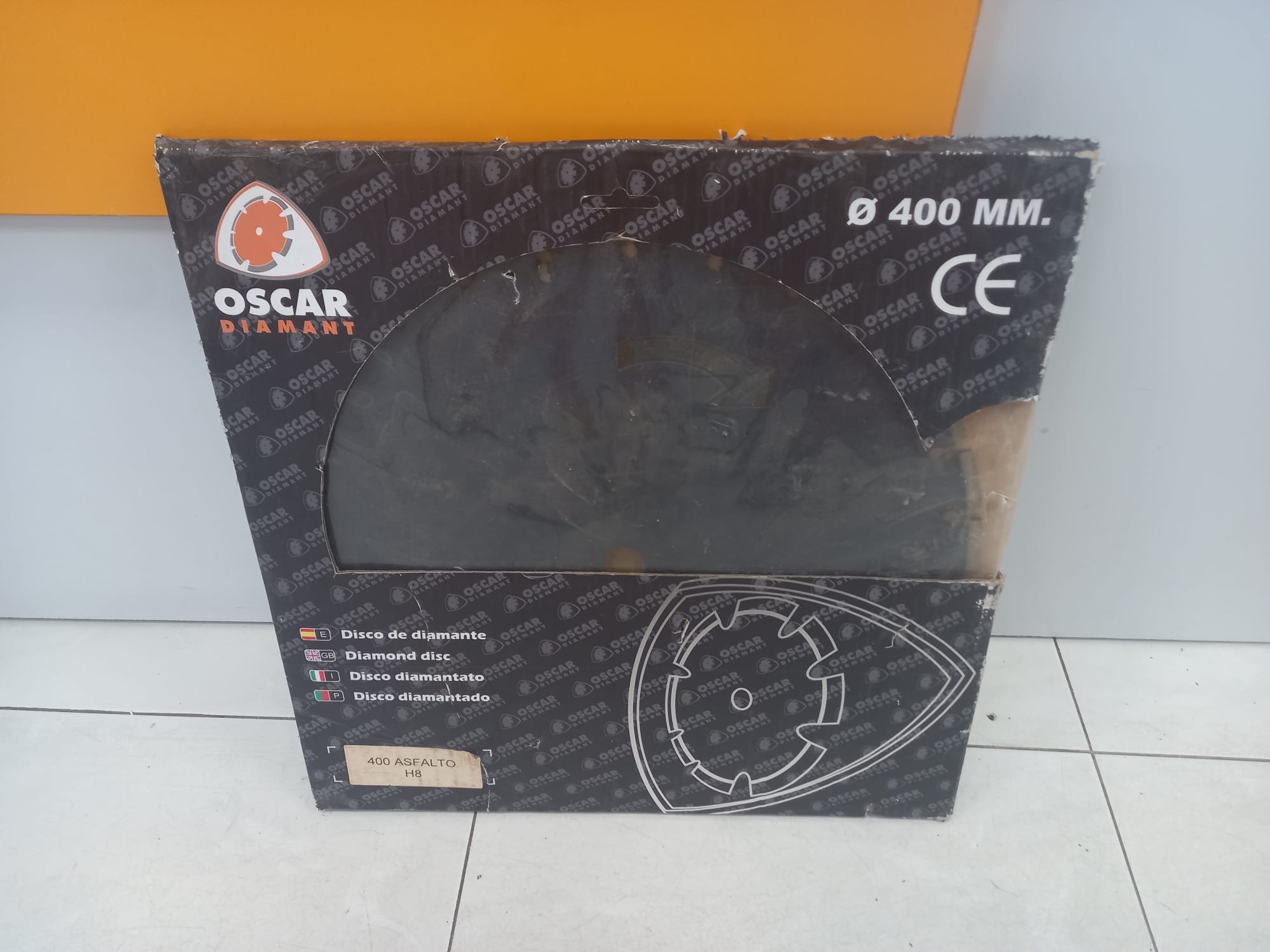 DISCO DE ASFALTO 400MM OSCAR DIAMANT