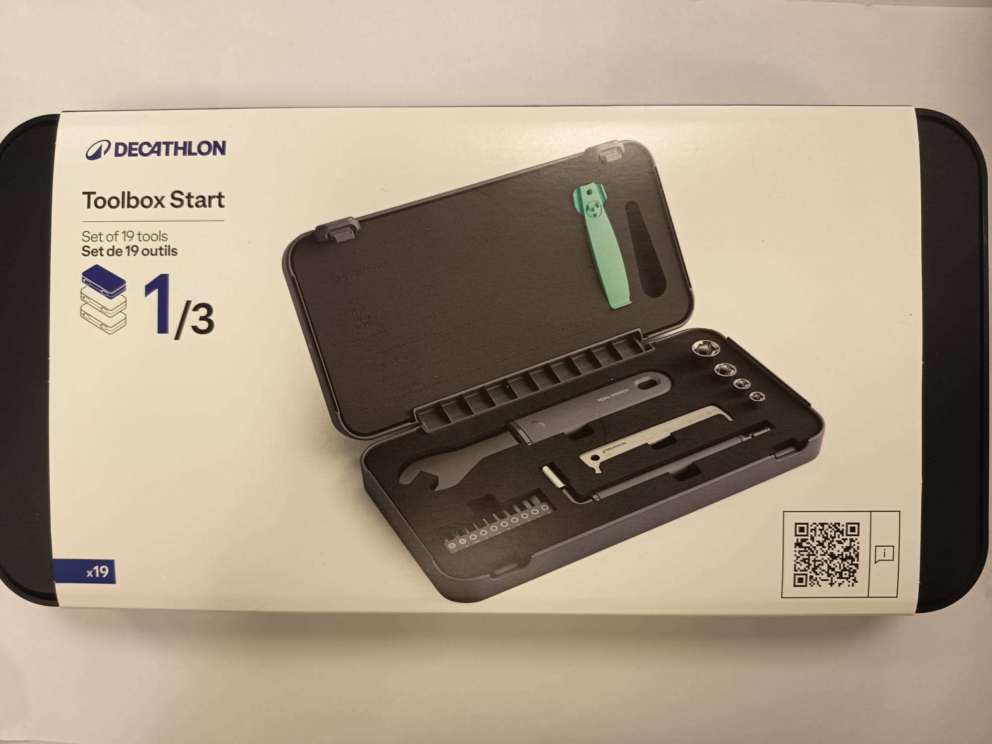 CAJA HERRAMIENTAS BICICLETA TOOLBOX START 19PCS