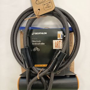 CANDADO U BICICLETA D900M ART2 + CABLE