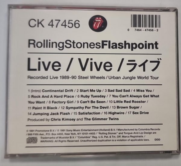 CD ROLLING STONE FLASHPOINT - Imagen 3