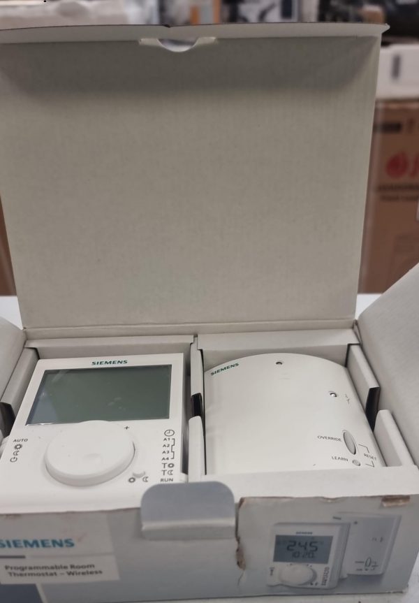 SET TERMOSTATO PROGRAMABLE + RECEPTOR SIEMENS RDJ100RF/SET - Imagen 2