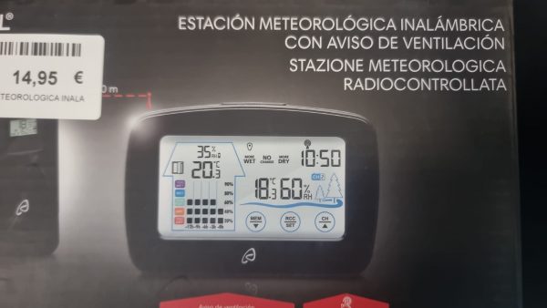 ESTACION METEOROLOGICA INALAMBRICA AURIOL - Imagen 3