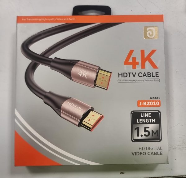 CABLE HDMI 4K 1,5M J-KZ010