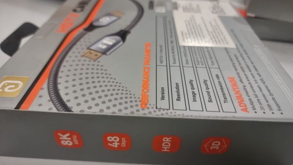 CABLE HDMI 8K 5M J-KZ028 - Imagen 3