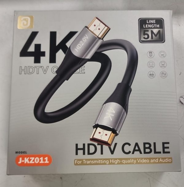 CABLE HDMI 4K 5M J-KZ011