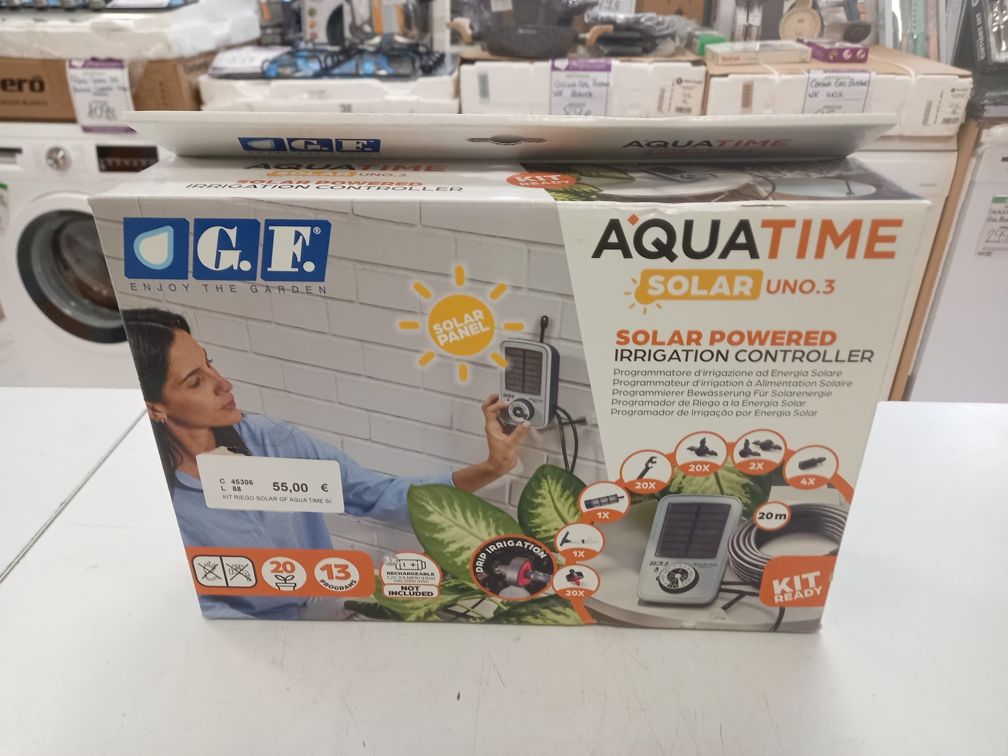 KIT RIEGO SOLAR GF AQUA TIME SOLAR UNO.3