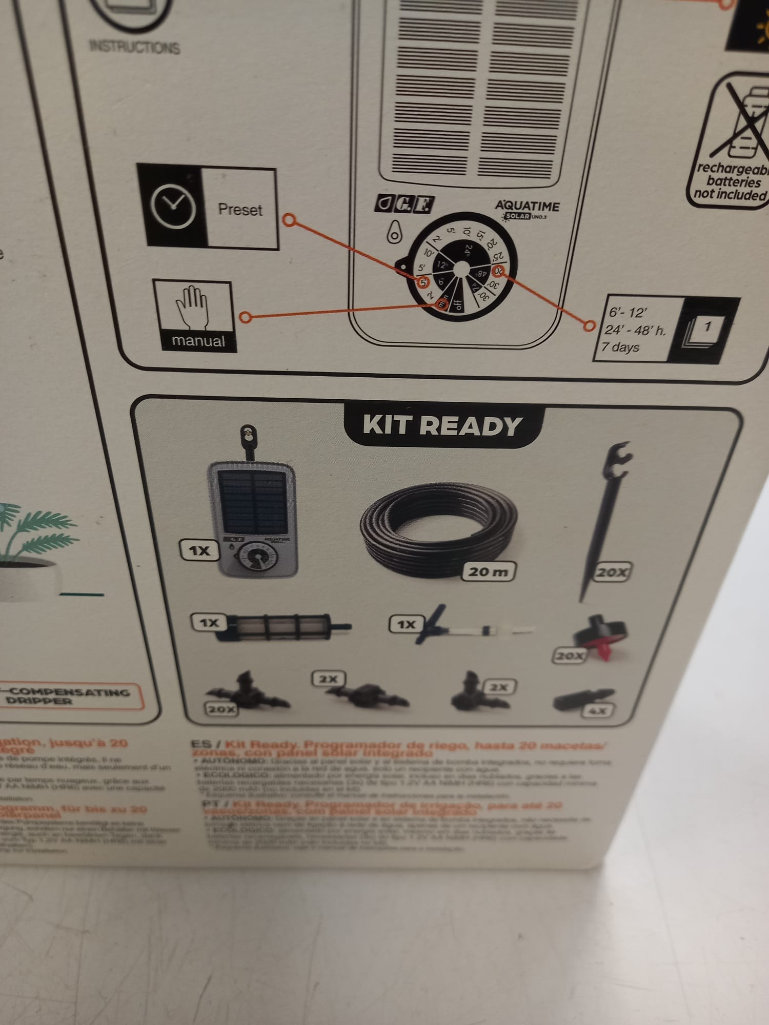 KIT RIEGO SOLAR GF AQUA TIME SOLAR UNO.3 - Imagen 4
