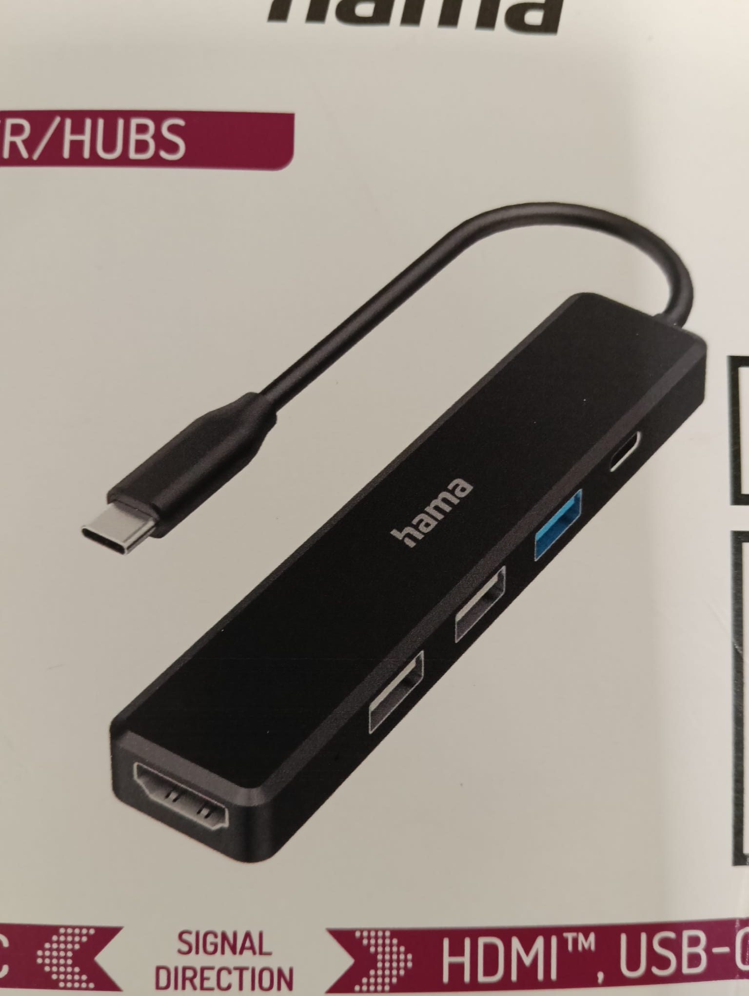 HAMA USB C HUB 5 PORTS - Imagen 4